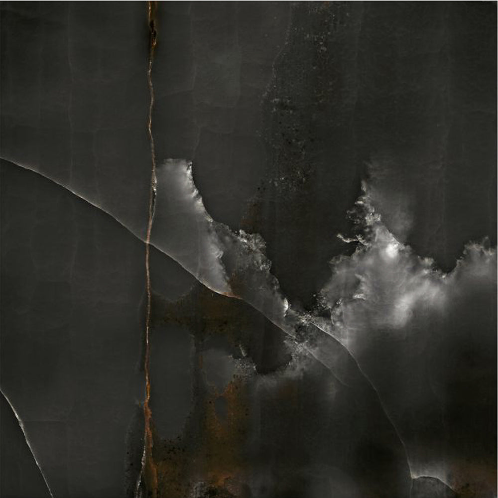 意大利設計瓷磚 Italian Design Tiles 奢石系列 LJ12G220 黑晶玉 120x120cm Luxury Marble tiles 亮光磚 Gloss Tiles 地磚 墻磚 Porcelain Tiles