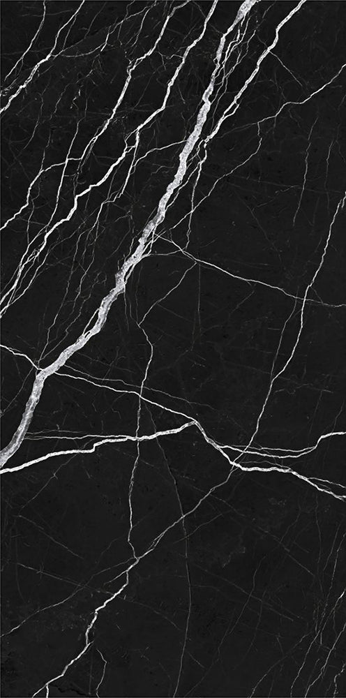 意大利設計瓷磚 Italian Design Tiles 奢石系列 LJ62G223 法國黑 60x120cm Luxury Marble tiles 亮光磚 Gloss Tiles 地磚 墻磚 Porcelain Tiles