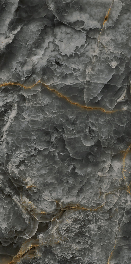意大利設計瓷磚 Italian Design Tiles 奢石系列 LJ75G243 黑水晶 75x150cm Luxury Marble tiles 亮光磚 Gloss Tiles 地磚 墻磚 Porcelain Tiles