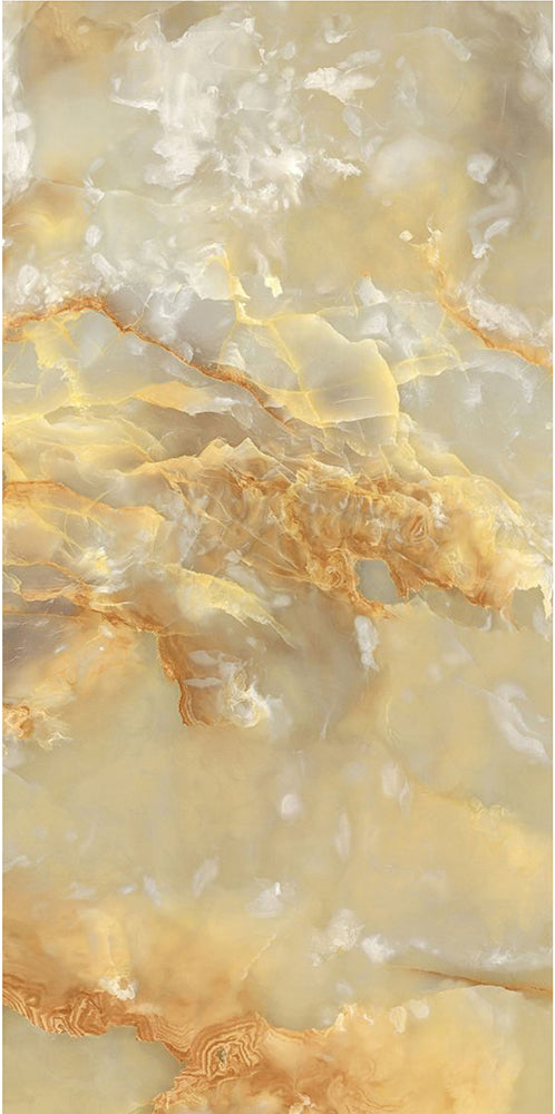 意大利設計瓷磚 Italian Design Tiles 奢石系列 LJ127G031 黃翡翠 120x270cm Luxury Marble tiles 亮光磚 Gloss Tiles 地磚 墻磚 Porcelain Tiles