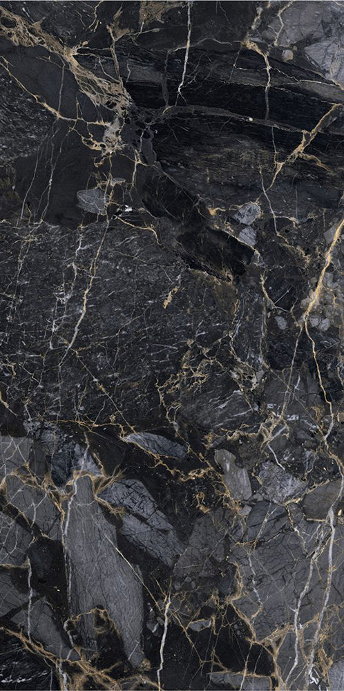 意大利設計瓷磚 Italian Design Tiles 奢石系列 LJ127G218 羅曼黑 120x270cm Luxury Marble tiles 亮光磚 Gloss Tiles 地磚 墻磚 Porcelain Tiles