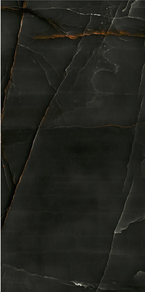 意大利設計瓷磚 Italian Design Tiles 奢石系列 LJ127G220 黑晶玉 120x270cm Luxury Marble tiles 亮光磚 Gloss Tiles 地磚 墻磚 Porcelain Tiles