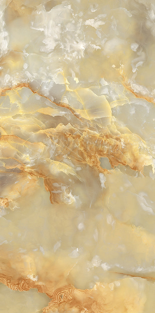 意大利設計瓷磚 Italian Design Tiles 奢石系列 LJ98G231 黃翡翠 90x180cm Luxury Marble tiles 亮光磚 Gloss Tiles 地磚 墻磚 Porcelain Tiles