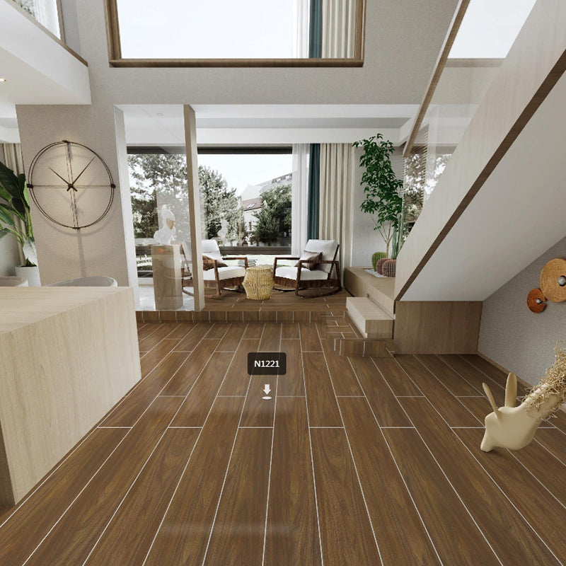 中國佛山磁磚 FOSHAN Tiles 木紋磚 Wood Grain Brick 地磚 啞光N1221 20×120cm