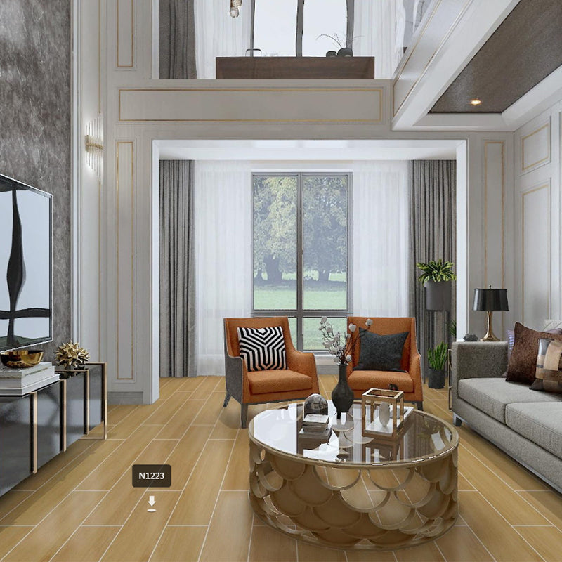 中國佛山磁磚 FOSHAN Tiles 木紋磚 Wood Grain Brick 地磚 啞光N1223 20×120cm