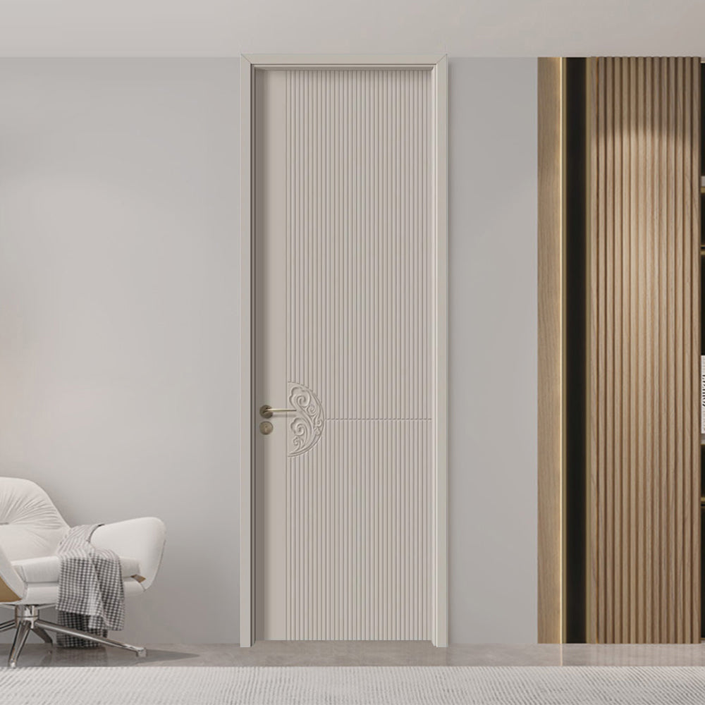 Solid Wood Doors with Painting Interior Doors Morden Style 實木焗漆門 房間門 PD-D03 包門鎖 一體鎖 包門框 多色可選 平雕工藝 現代風格 莫蘭迪色系