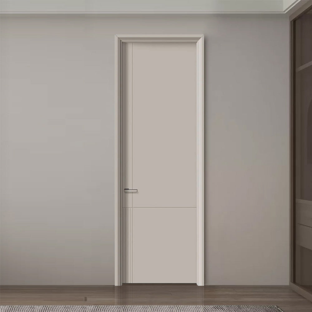 Solid Wood Doors with Painting Interior Doors Morden Style 實木焗漆門 房間門 PD-L01 包門鎖 一體鎖 包門框 多色可選 現代風格 平雕工藝 莫蘭迪色系