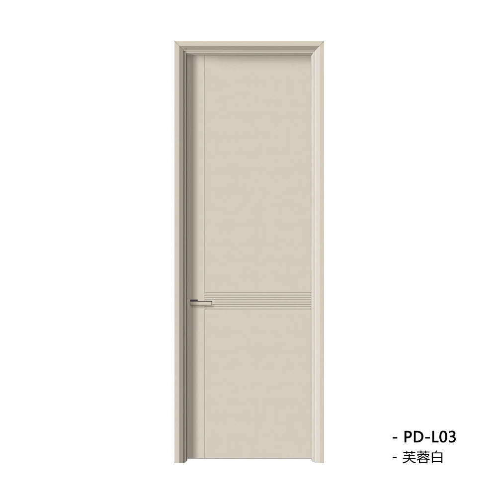 Solid Wood Doors with Painting Interior Doors Morden Style 實木焗漆門 房間門 PD-L03 包門鎖 一體鎖 包門框 多色可選 現代風格 平雕工藝 莫蘭迪色系