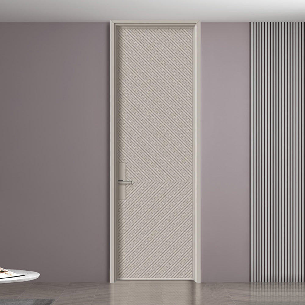 Solid Wood Doors with Painting Interior Doors Morden Style 實木焗漆門 房間門 PD-L09 包門鎖 一體鎖 包門框 多色可選 現代風格 平雕工藝 莫蘭迪色系