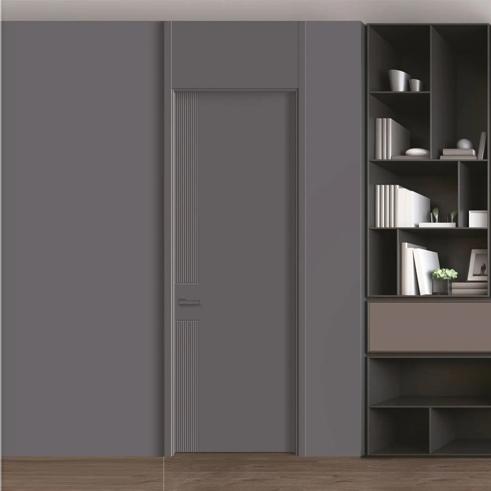 Solid Wood Doors with Painting Interior Doors Morden Style 實木焗漆門 房間門 PD-L10 包門鎖 一體鎖 包門框 多色可選 現代風格 平雕工藝 莫蘭迪色系