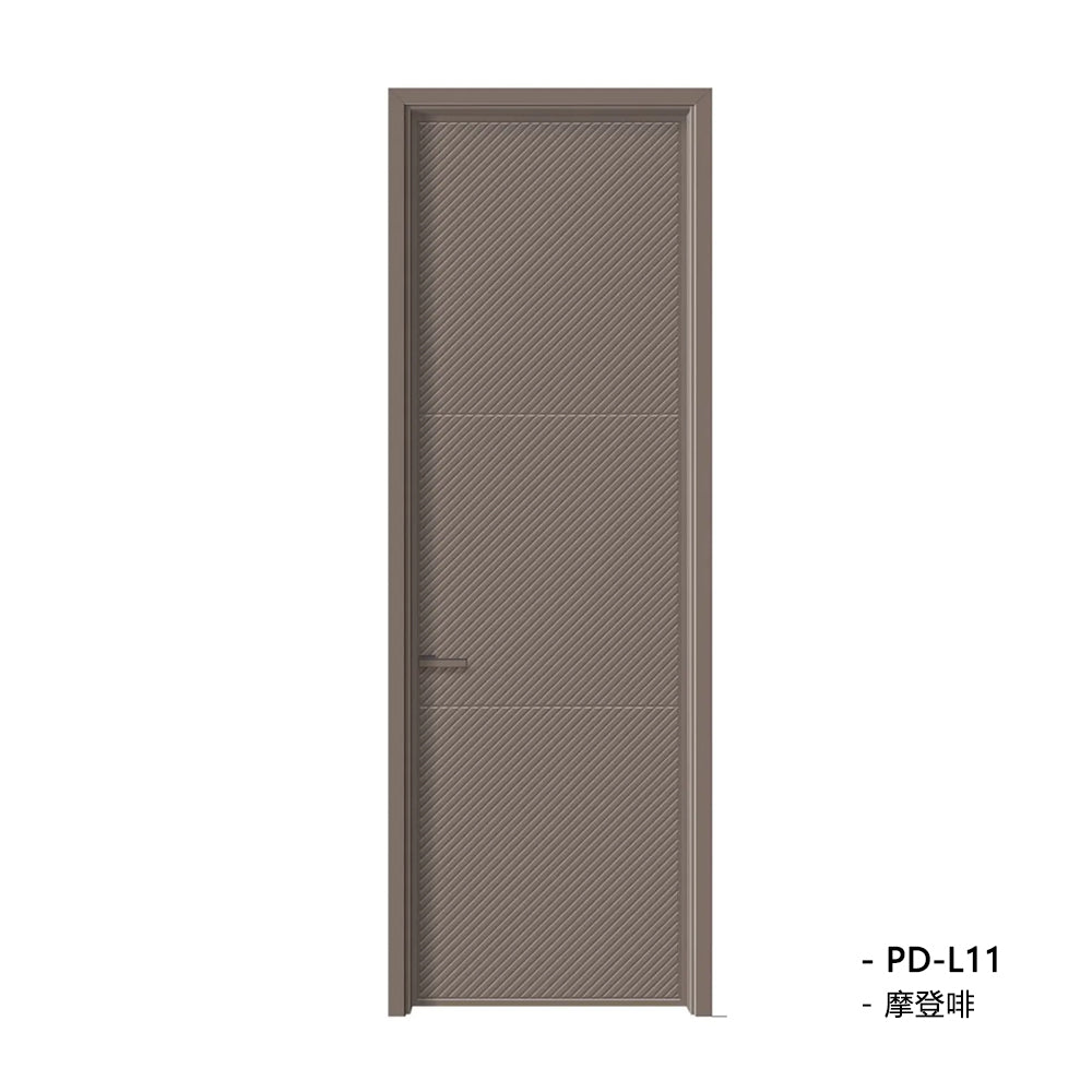 Solid Wood Doors with Painting Interior Doors Morden Style 實木焗漆門 房間門 PD-L11 包門鎖 一體鎖 包門框 多色可選 現代風格 平雕工藝 莫蘭迪色系