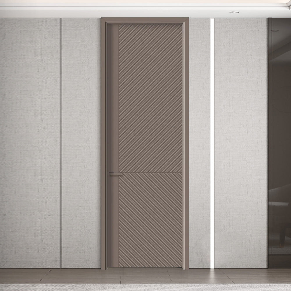 Solid Wood Doors with Painting Interior Doors Morden Style 實木焗漆門 房間門 PD-L12 包門鎖 一體鎖 包門框 多色可選 現代風格 平雕工藝 莫蘭迪色系