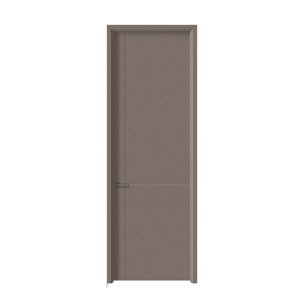 Solid Wood Doors with Painting Interior Doors Morden Style 實木焗漆門 房間門 PD-L12 包門鎖 一體鎖 包門框 多色可選 現代風格 平雕工藝 莫蘭迪色系
