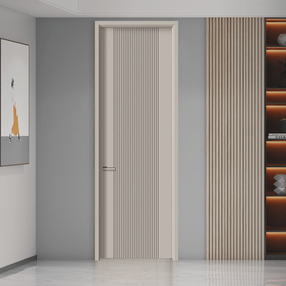 Solid Wood Doors with Painting Interior Doors Morden Style 實木焗漆門 房間門 PD-L13 包門鎖 一體鎖 包門框 多色可選 現代風格 格柵系列 莫蘭迪色系