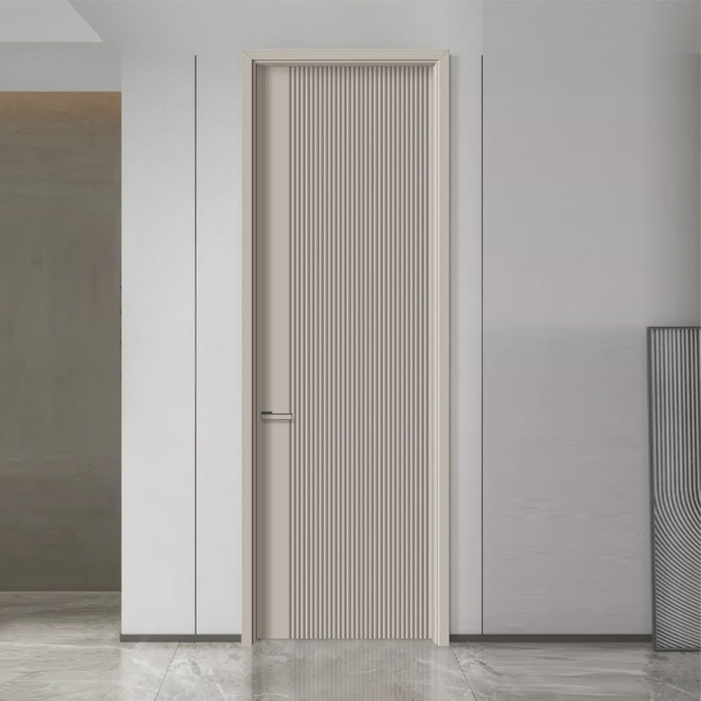 Solid Wood Doors with Painting Interior Doors Morden Style 實木焗漆門 房間門 PD-L14 包門鎖 一體鎖 包門框 多色可選 現代風格 格柵系列 莫蘭迪色系