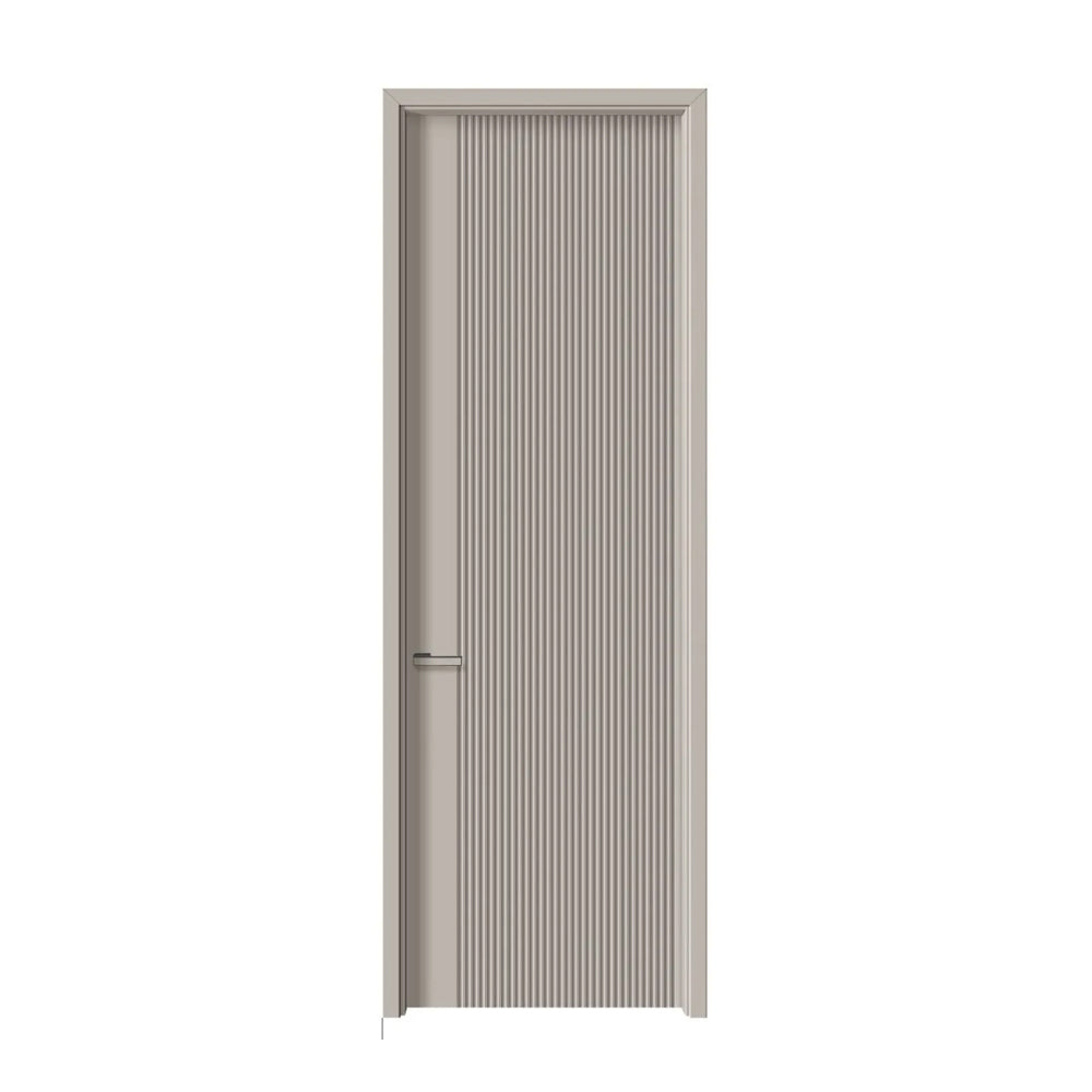 Solid Wood Doors with Painting Interior Doors Morden Style 實木焗漆門 房間門 PD-L14 包門鎖 一體鎖 包門框 多色可選 現代風格 格柵系列 莫蘭迪色系