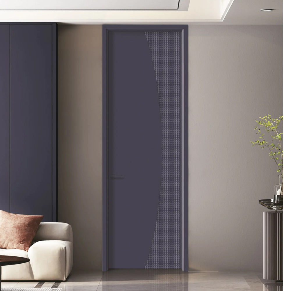 Solid Wood Doors with Painting Interior Doors Morden Style 實木焗漆門 房間門 PD-L19 包門鎖 一體鎖 包門框 多色可選 現代風格 馬賽克系列 莫蘭迪色系