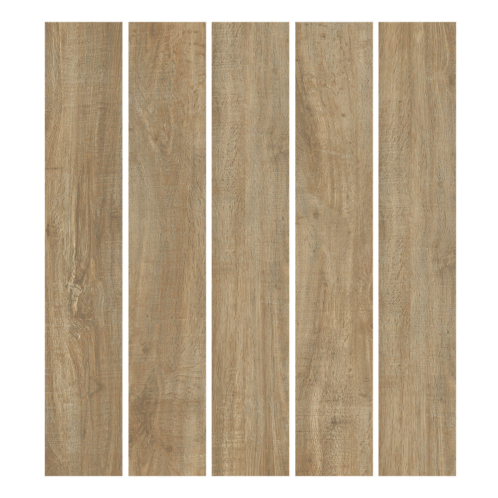 中國佛山磁磚 FOSHAN Tiles Wood Grain Brick Matt Tiles 木紋磚 地磚 墻磚 啞光磚 直邊磚 RMW12222A 20×120cm