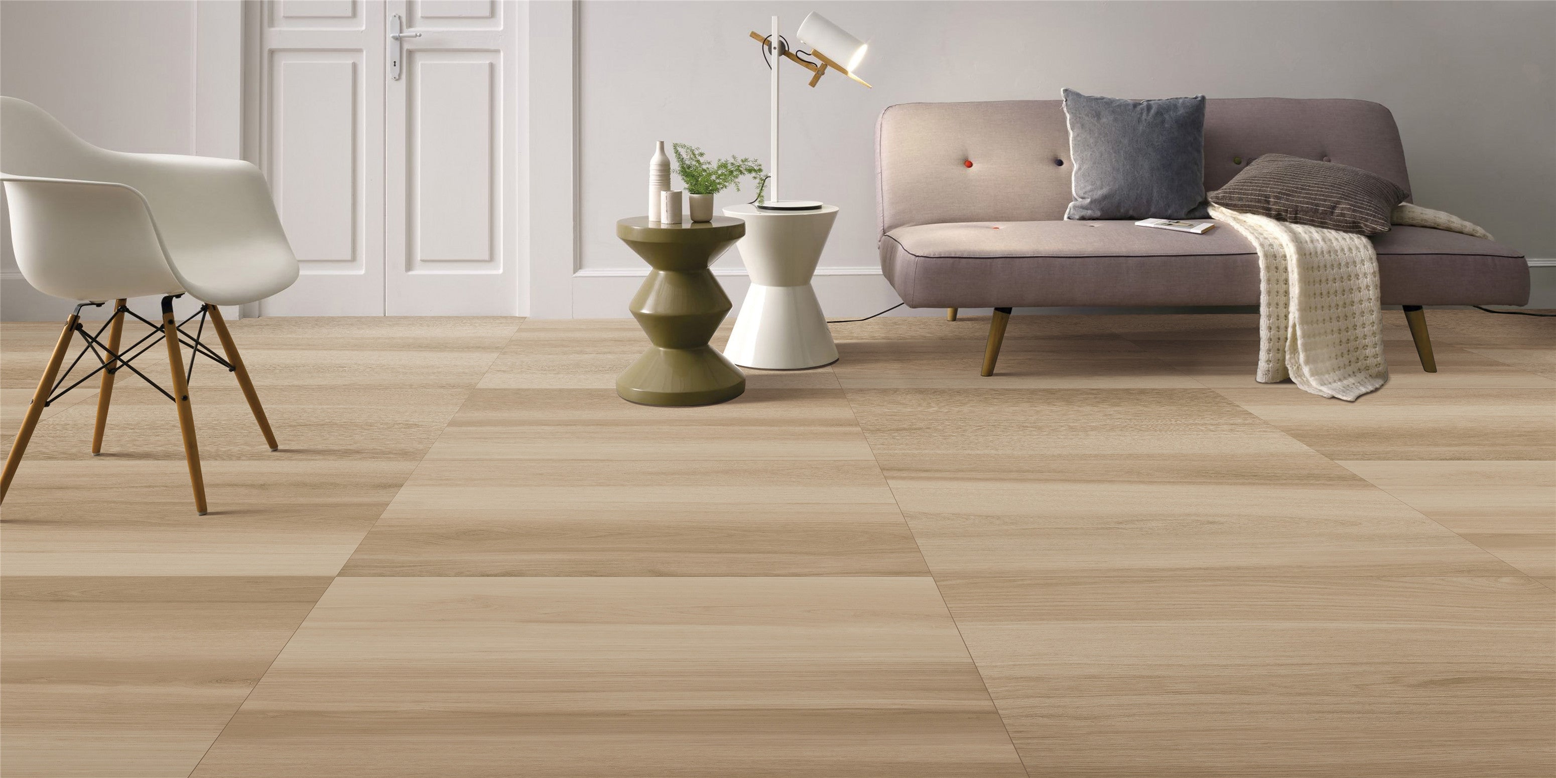 中國佛山磁磚 FOSHAN Tiles Wood Grain Brick Matt Tiles 木紋磚 地磚 墻磚 啞光磚 直邊磚 RMW12253A 20×120cm