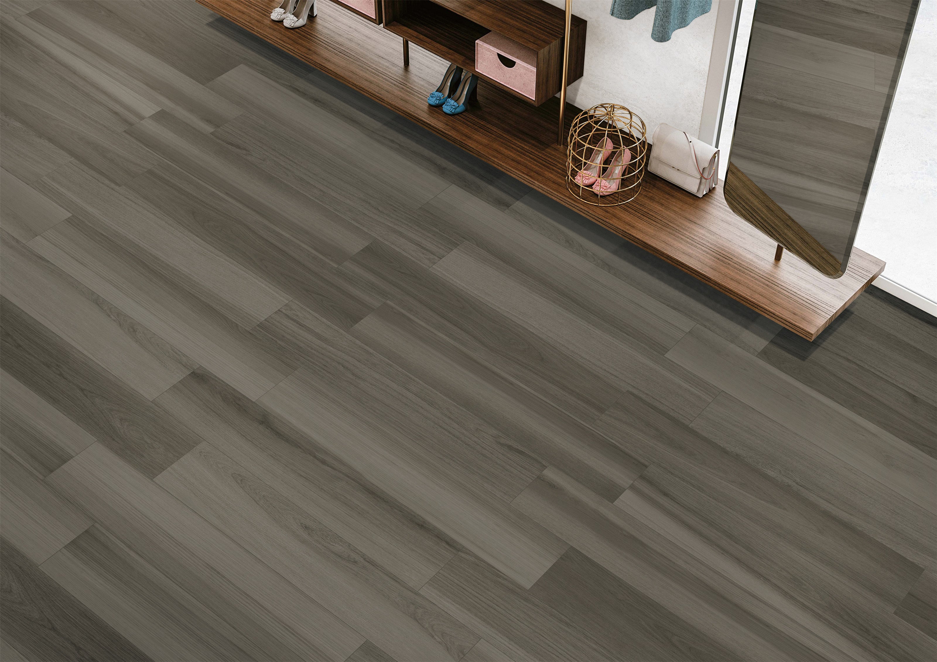 中國佛山磁磚 FOSHAN Tiles Wood Grain Brick Matt Tiles 木紋磚 地磚 墻磚 啞光磚 直邊磚 RMW12254A 20×120cm