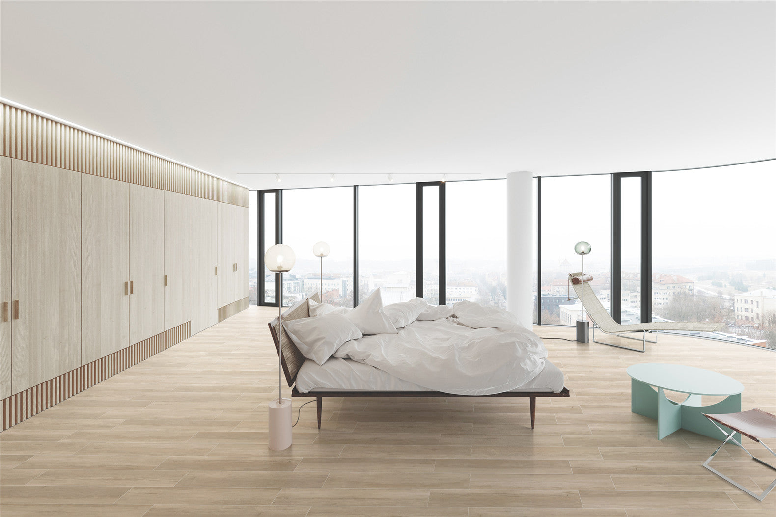 中國佛山磁磚 FOSHAN Tiles Wood Grain Brick Matt Tiles 木紋磚 地磚 墻磚 啞光磚 直邊磚 RMW12261A 20×120cm