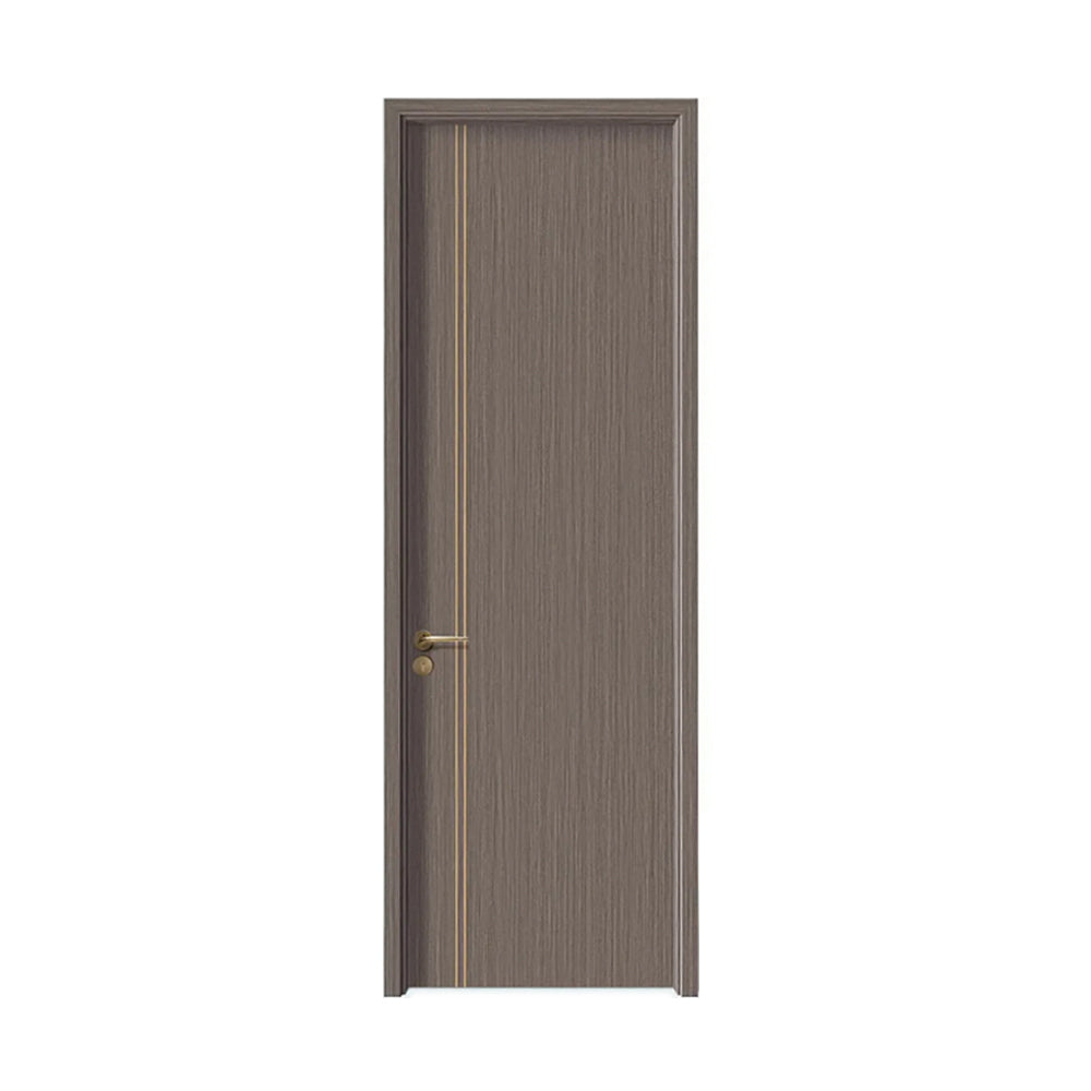 Carbon Crystal Wooden Doors Z50(包木框和門鎖)碳晶門 實木複合門 生態門 現代簡約風格 科技深灰 S-1435