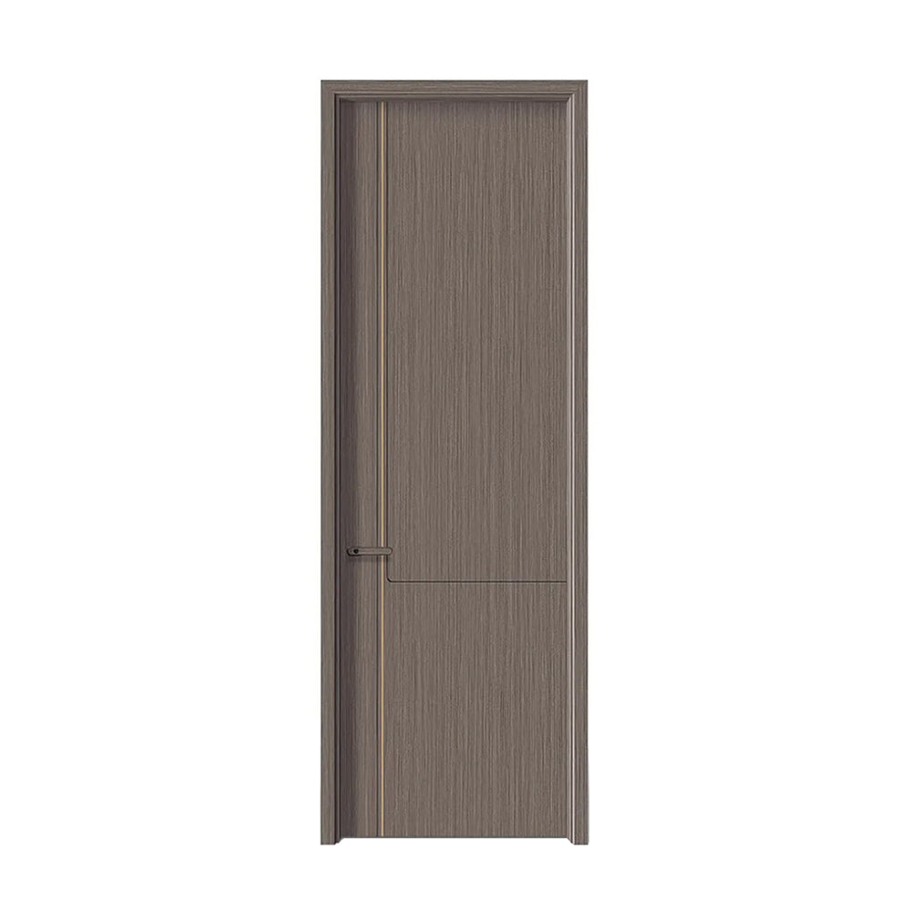Carbon Crystal Wooden Doors Z50(包木框和門鎖)碳晶門 實木複合門 生態門 現代簡約風格 科技深灰 S-1437
