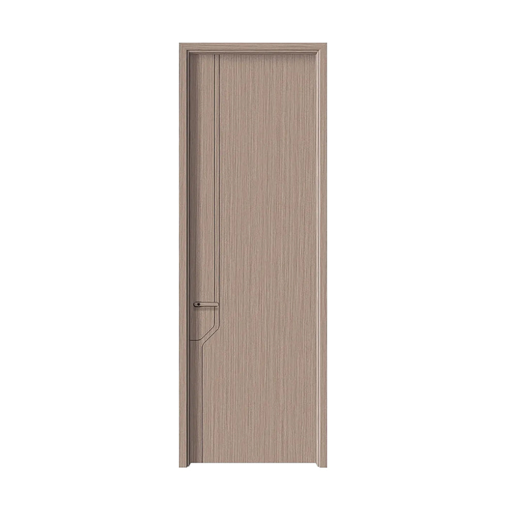 Carbon Crystal Wooden Doors Z50(包木框和門鎖)碳晶門 實木複合門 生態門 現代簡約風格 科技淺灰 S-6356