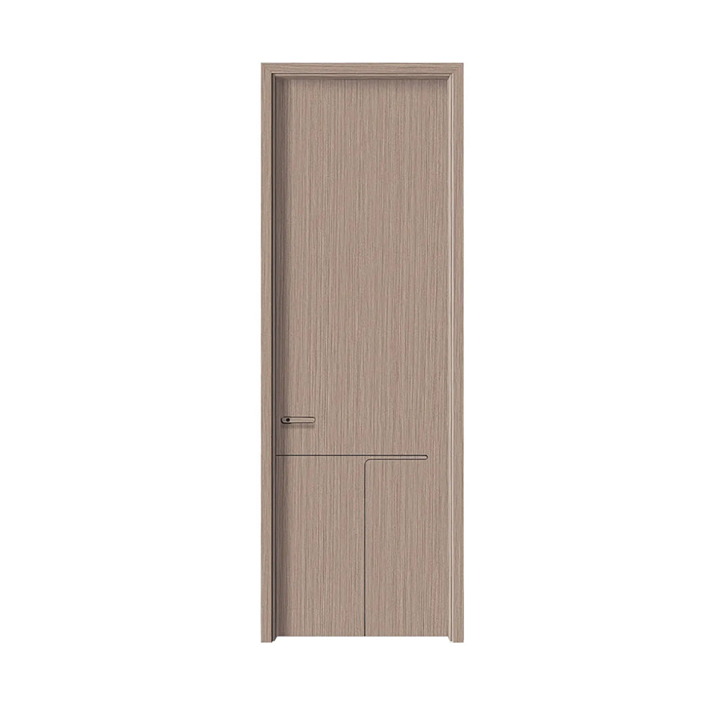 Carbon Crystal Wooden Doors Z50(包木框和門鎖)碳晶門 實木複合門 生態門 現代簡約風格 科技淺灰 S-6361