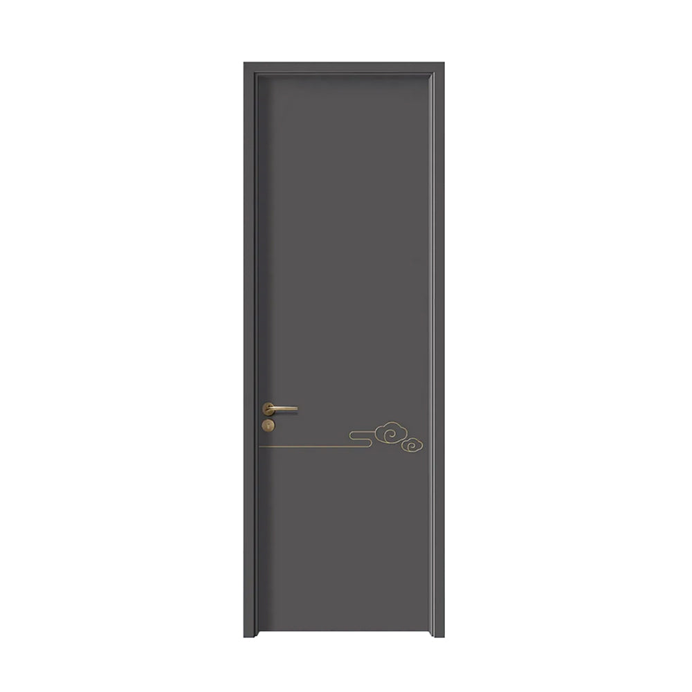 Carbon Crystal Wooden Doors Z50(包木框和門鎖)碳晶門 實木複合門 生態門 現代簡約風格 岩石灰 S-6364
