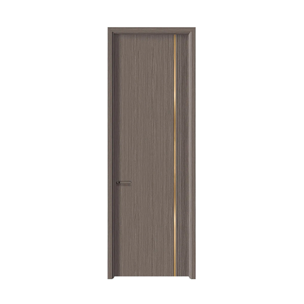 Carbon Crystal Wooden Doors Z50(包木框和門鎖)碳晶門 實木複合門 生態門 現代簡約風格 科技深灰 S-6736
