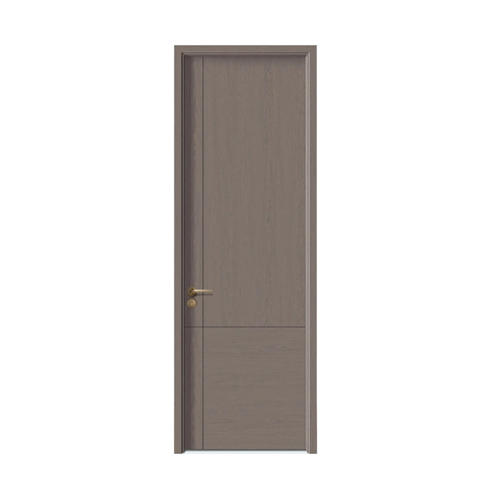 Carbon Crystal Wooden Doors Z50(包木框和門鎖)碳晶門 實木複合門 生態門 現代簡約風格 卡曼白橡1號 S-6822