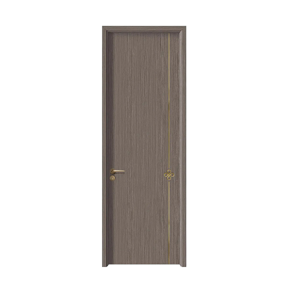 Carbon Crystal Wooden Doors Z50(包木框和門鎖)碳晶門 實木複合門 生態門 現代簡約風格 科技深灰 S-B6163