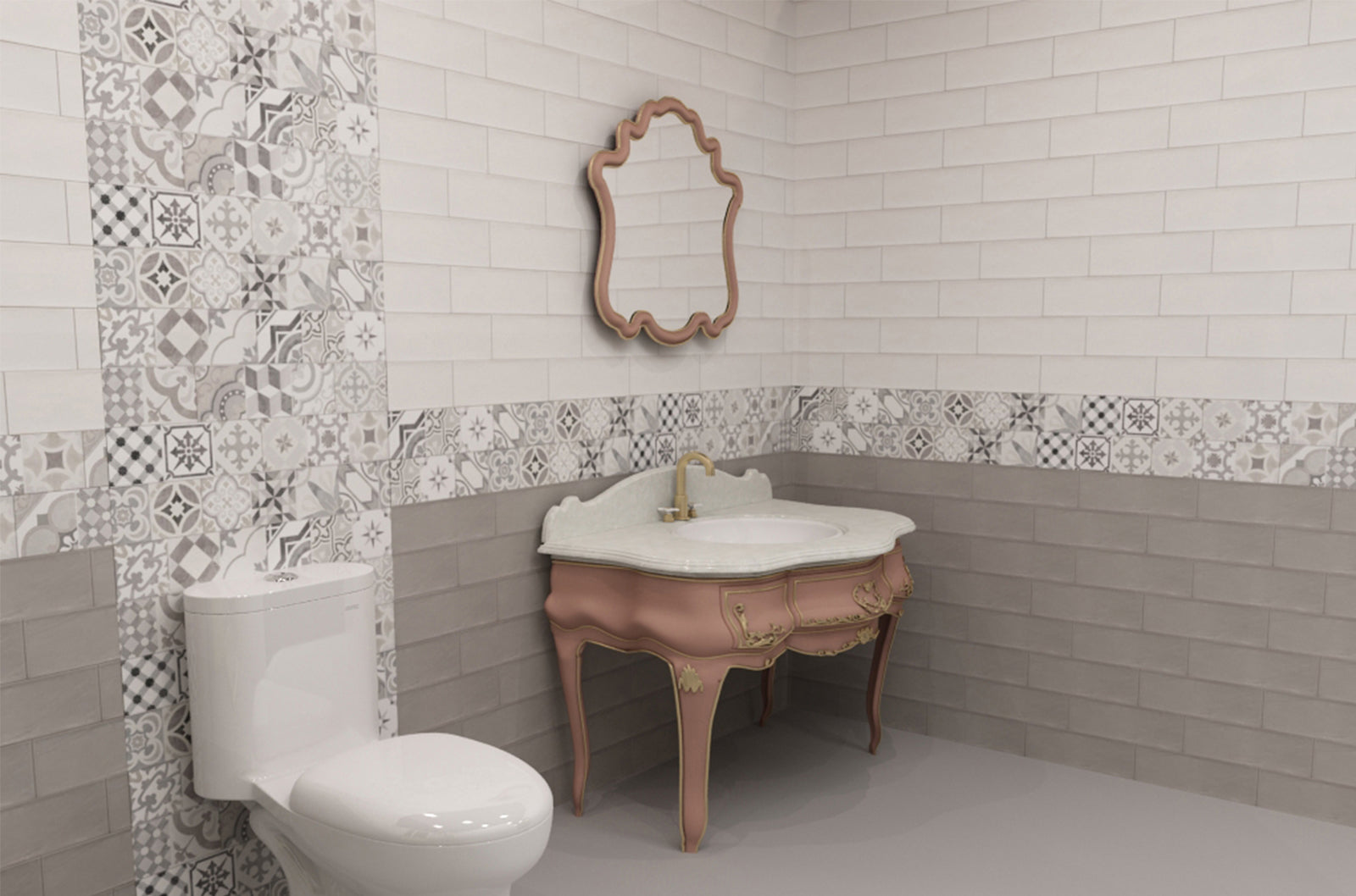 西班牙 Spain CifreS3632EL3-52A S3632EL3-79A 10×30cm DECOR BULEVAR WARM 吸水磚 花磚 藝術磚