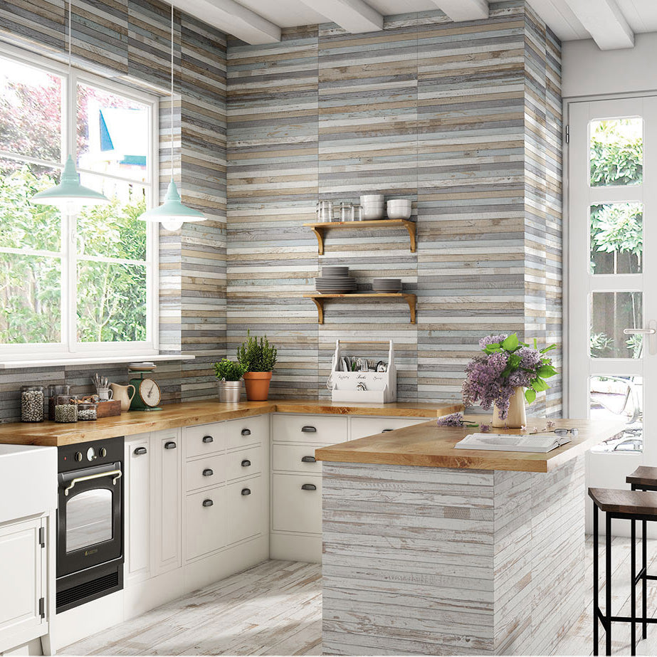 西班牙 Spain GAYAFORES S4203PU1-15F S4203PU1-08F 45×90cm SPIGA TRIBECA MIX 吸水磚 花磚 藝術磚