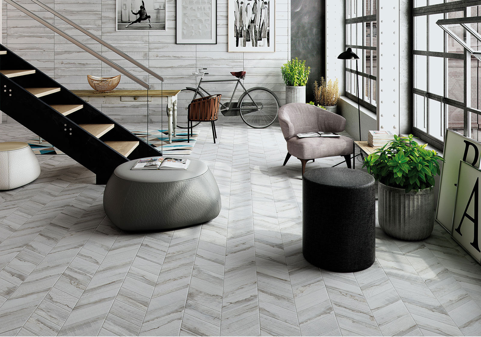 西班牙 Spain GAYAFORES S4204PU1-71F 45×90cm SPIGA OLSON MIEL 吸水磚 花磚 藝術磚