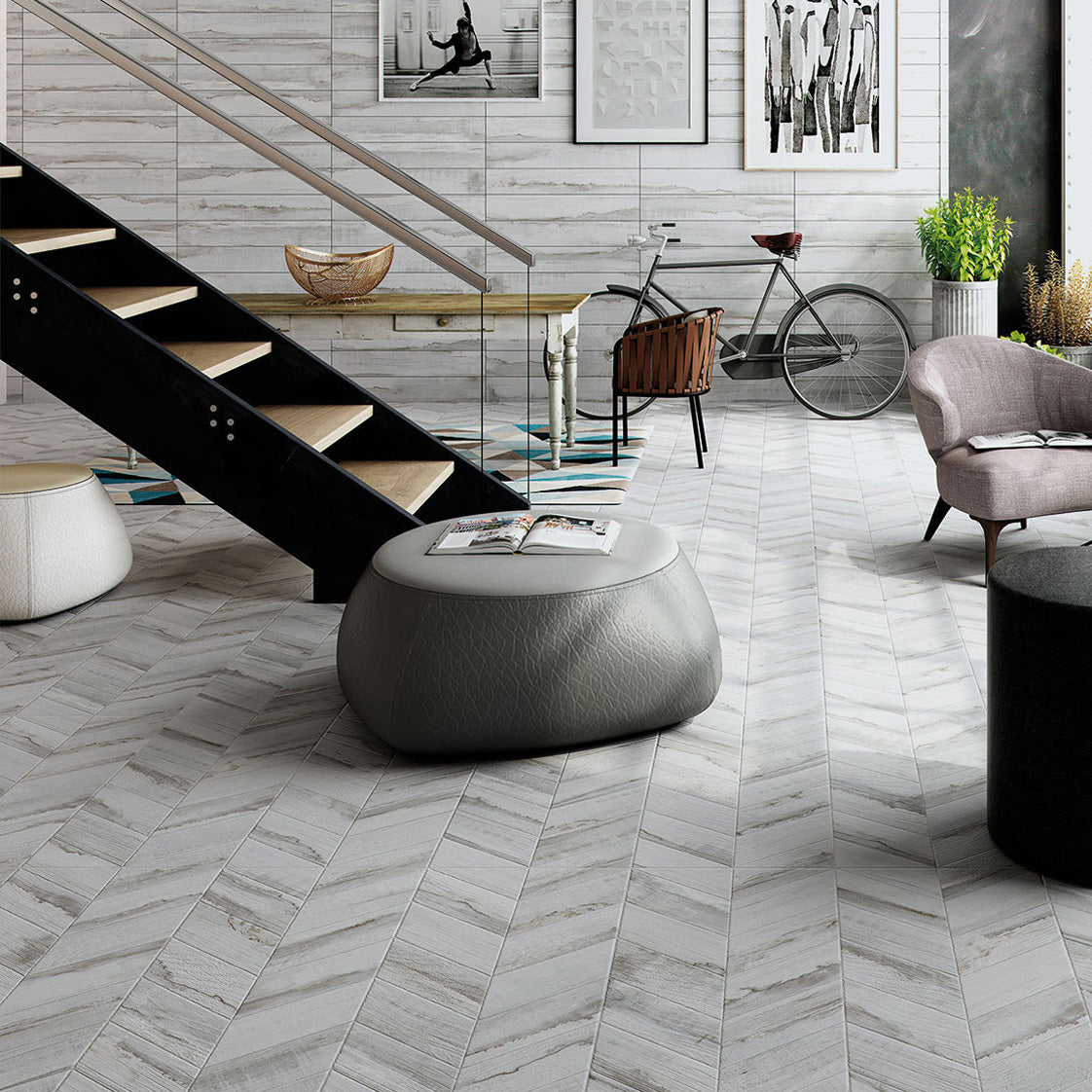 西班牙 Spain GAYAFORES S4204PU1-71F 45×90cm SPIGA OLSON MIEL 吸水磚 花磚 藝術磚