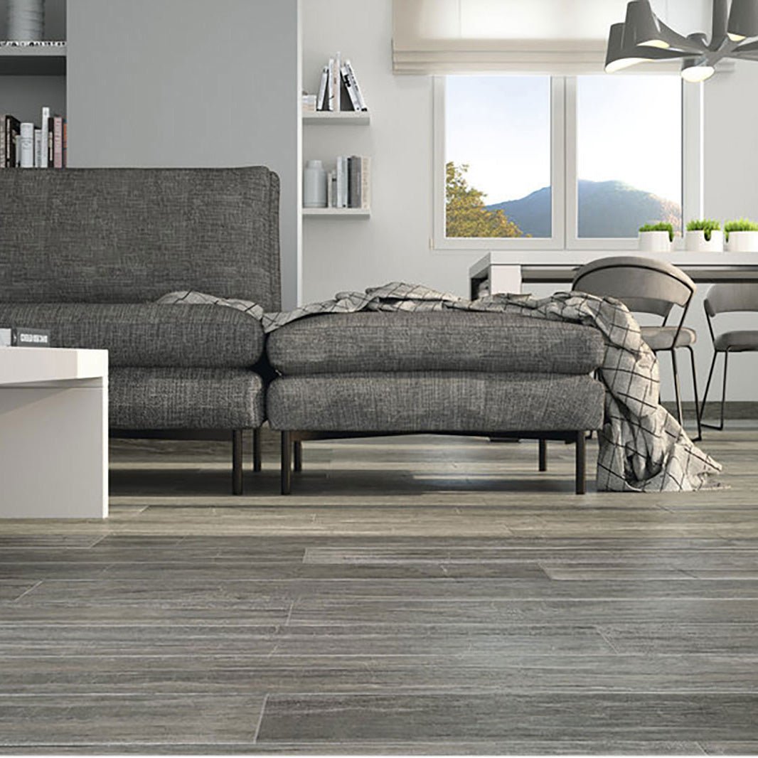 西班牙 Spain Azulejos Benadresa S5023JV1-42F 20×114cm NOG STEEL 木紋磚 Wood Grain Brick