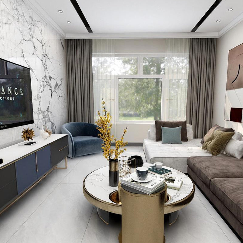 中國佛山瓷磚 China Foshan Marble Tiles Glossy 大理石瓷磚 連紋瓷磚 地磚 墻磚 釉面磚 亮光面 佛山灰TC126501 60×120cm