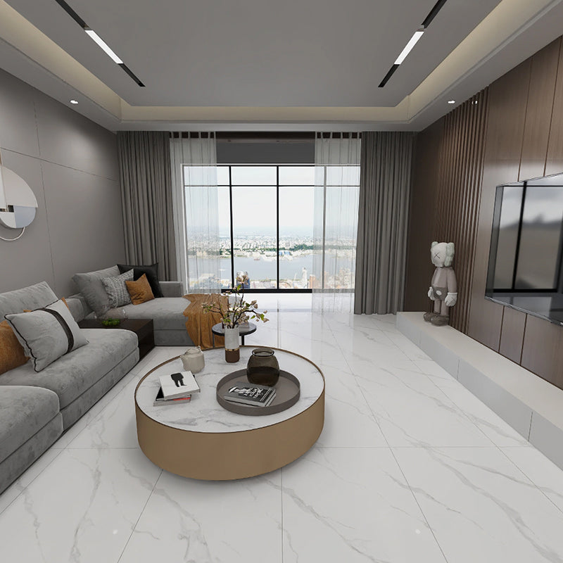 中國佛山瓷磚 China Foshan Marble Tiles Glossy 大理石瓷磚 連紋瓷磚 地磚 墻磚 釉面磚 亮光面雪肌白TC126508 60×120cm