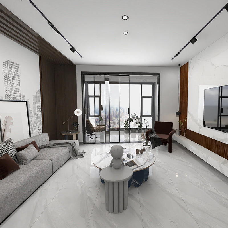 中國佛山瓷磚 China Foshan Marble Tiles Glossy 大理石瓷磚 連紋瓷磚 地磚 墻磚 釉面磚 亮光面 雲海灰TC126510 60×120cm