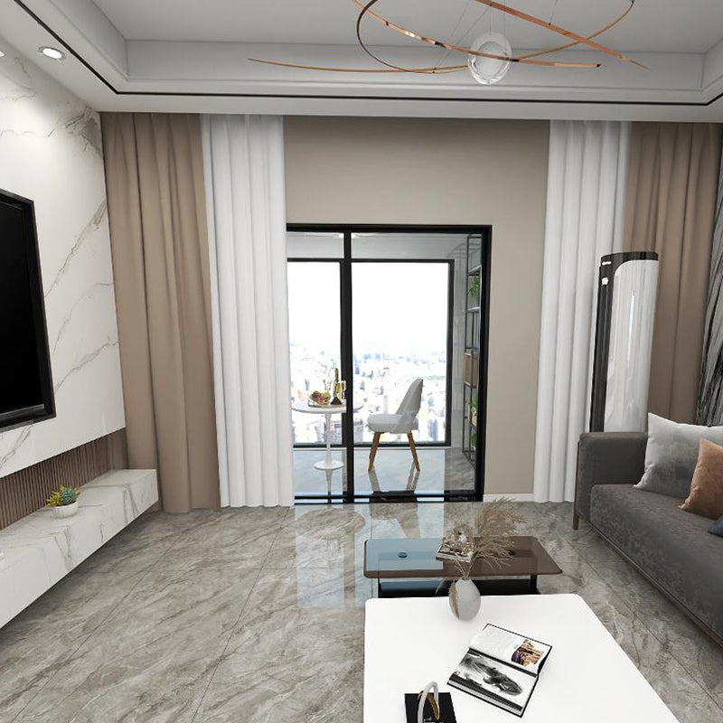 中國佛山瓷磚 China Foshan Marble Tiles Glossy 大理石瓷磚 連紋瓷磚 地磚 墻磚 釉面磚 亮光面 香山灰TC126512 60×120cm