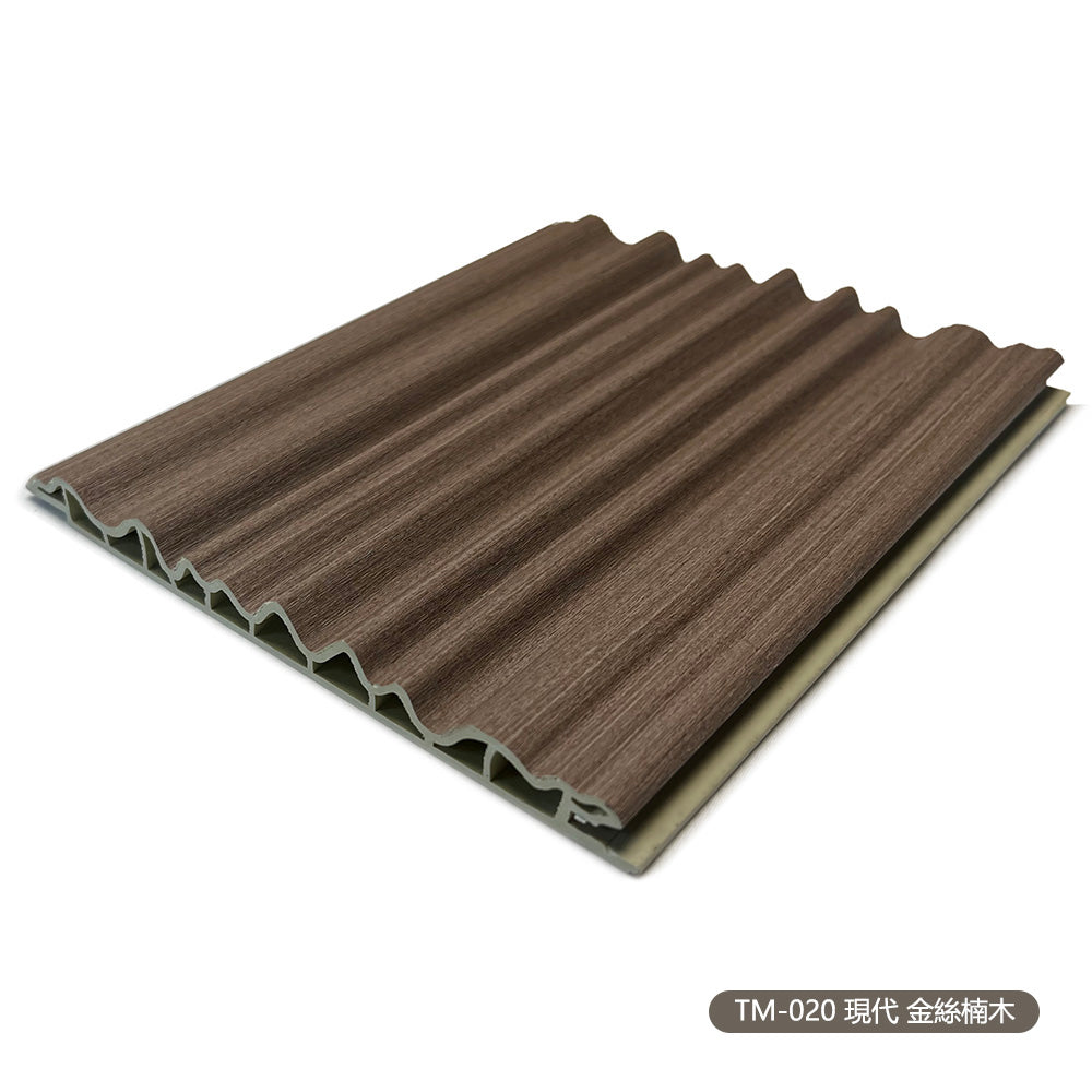 WPC SOLLID BOARD GREAT WALL BOARD 竹木纖維板 160波紋板 16×300cm