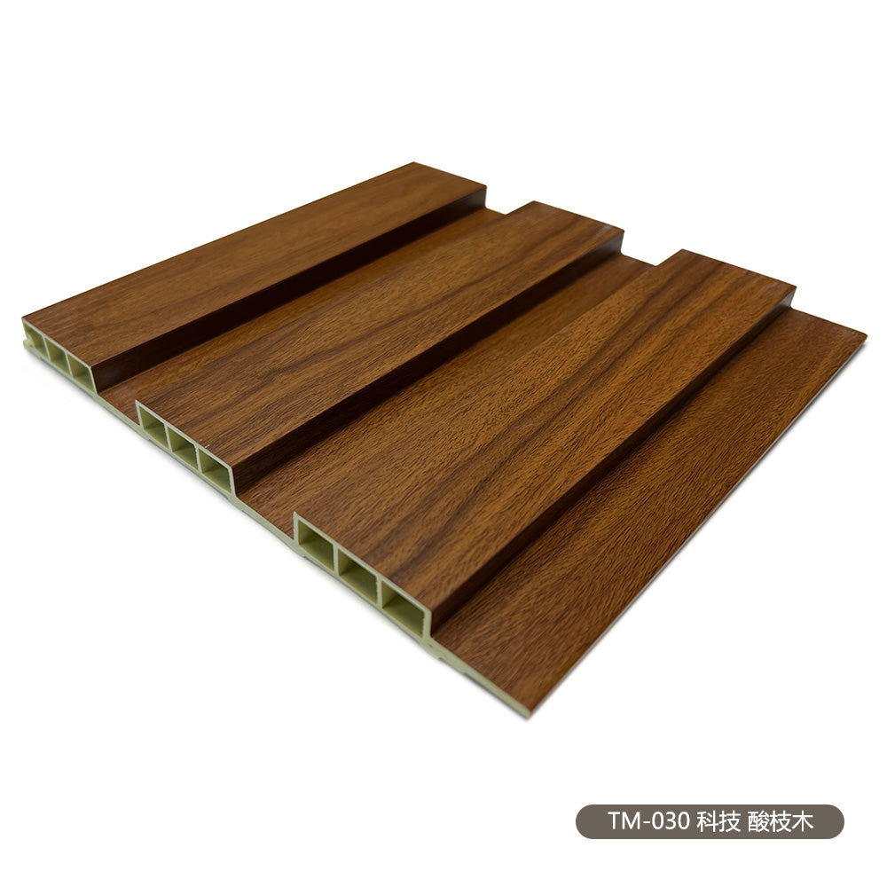 WPC SOLLID BOARD GREAT WALL BOARD 竹木纖維板 格柵板 長城板 20.4×300cm