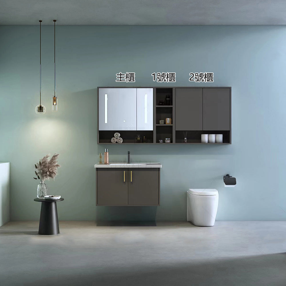 Bathroom Cabinets VG-1961 浴室櫃 Mirror Cabinets 鏡櫃 台上盆 台下盤 現代風格 智能鏡櫃