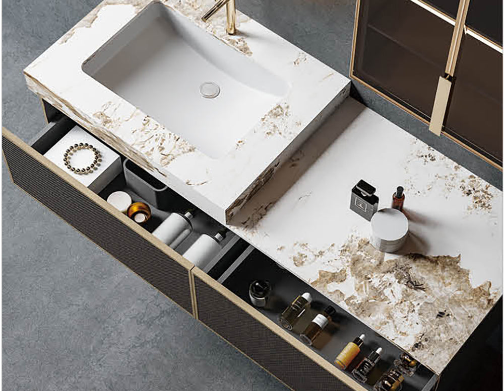 Custom Bathroom Cabinets XD6039 訂造浴室櫃 Custom Mirror Cabinets 訂造鏡櫃 烤漆櫃體 可選洗手盆規格 現代風格 智能鏡櫃