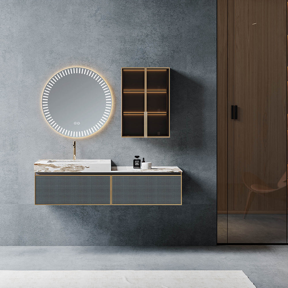 Custom Bathroom Cabinets XD6039 訂造浴室櫃 Custom Mirror Cabinets 訂造鏡櫃 烤漆櫃體 可選洗手盆規格 現代風格 智能鏡櫃