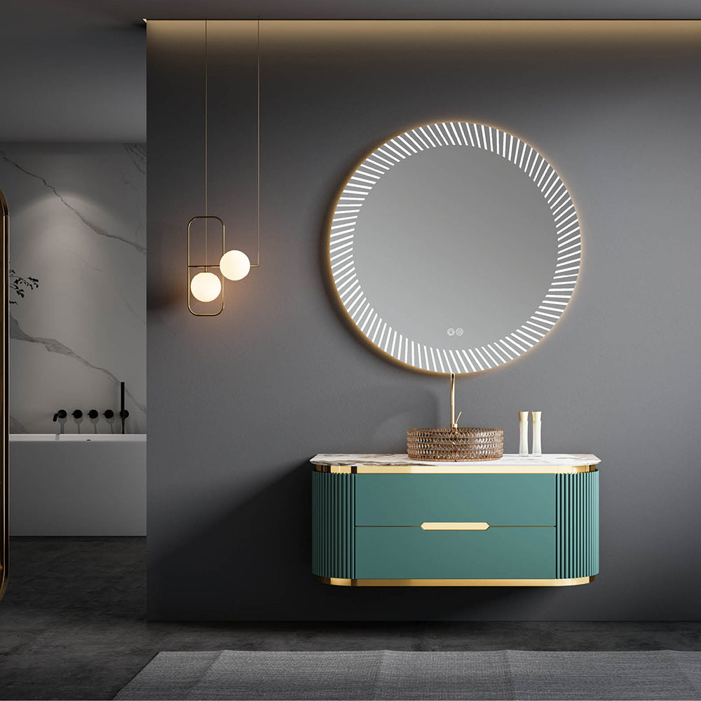 Custom Bathroom Cabinets XD6057 訂造浴室櫃 Custom Mirror Cabinets 訂造鏡櫃 烤漆櫃體 可選洗手盆規格 現代風格 智能鏡櫃