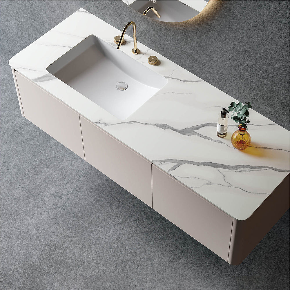 Custom Bathroom Cabinets XD6059 訂造浴室櫃 Custom Mirror Cabinets 訂造鏡櫃 烤漆櫃體 可選洗手盆規格 現代風格 智能鏡櫃