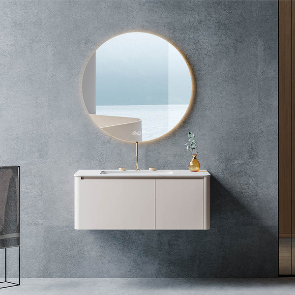Custom Bathroom Cabinets XD6061 訂造浴室櫃 Custom Mirror Cabinets 訂造鏡櫃 烤漆櫃體 可選洗手盆規格 現代風格 智能鏡櫃